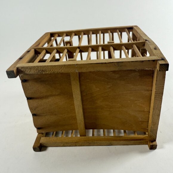Hartz Mountain Bird Foods Wood Crate Cage 1930s Vintage Advertising Promo - Picture 9 of 16